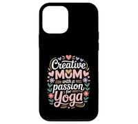 Maman créative avec Une Passion pour la Vie des Amateurs de Yoga Coque pour iPhone 12 Mini
