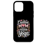 Maman créative avec Une Passion pour la Vie des Amateurs de Yoga Coque pour iPhone 12 Mini