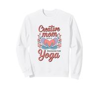 Maman créative avec Une Passion pour la Vie des Amateurs de Yoga Sweatshirt