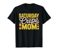 Maman Crepes du Samedi Petit Dejeuner Français Cuisinier en T-Shirt