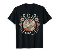 Maman Crochet Fleur Sauvage Laine T-Shirt