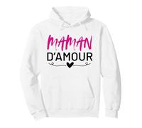 Maman d'amour idée Cadeau Anniversaire fête des mères Noël Sweat à Capuche