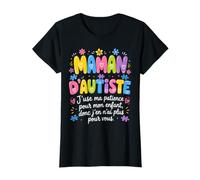 Maman D'autiste J'use Ma Patience Sensibilisation Cadeau T-Shirt