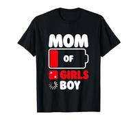 Maman de 2 Filles drôle fête des mères T-Shirt