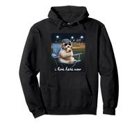 Maman de Baseball drôle, Chien Havanais, Je vis Ici Maintenant Sweat à Capuche