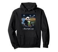 Maman de Baseball Funny Panda, Je vis Ici Maintenant Sweat à Capuche