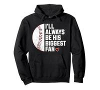 Maman de Baseball, Je Serai Toujours sa Plus Grande Fan Sweat à Capuche