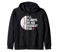 Maman de Baseball, Je Serai Toujours sa Plus Grande Fan Sweat à Capuche