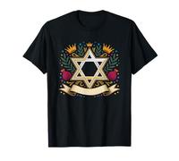 Maman De Bat Mitzvah Etoile David Juive Insigne T-Shirt
