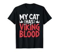 Maman De Chat des Forêts Norvégiennes Viking Nordique T-Shirt