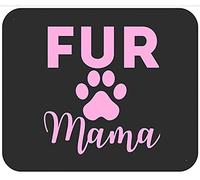Maman De Chien Et De Fourrure Mouse Pad Base en Caoutchouc Tapis De Souris Douce Tapis Souris pour Études Ordinateur Gamer 25X30Cm