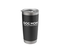 Maman de chien, je suis venu, j'ai vu, j'ai ramassé le caca, Gobelet isotherme en acier inoxydable double paroi
