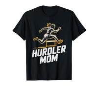 Maman De Coureur Haies Athlétisme Athlète D'athlétisme Fière T-Shirt