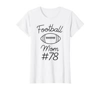 Maman de Football numéro 78 La Plus Grande Fan féminine de l'équipe, mère de l'équipe, Mon Fils T-Shirt