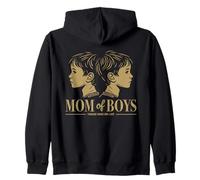 Maman de Garçons - Chaos Amour Maternel Maman Fière Boys Mom Sweat à Capuche