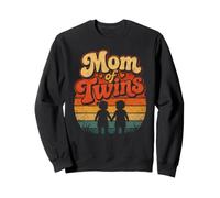 Maman de Jumeaux Design Rétro Vintage Sweatshirt