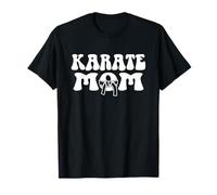 Maman de karaté Groovy Maman d'arts Martiaux T-Shirt