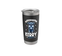 Maman de Kerry Blue Terrier Gobelet isotherme en acier inoxydable double paroi