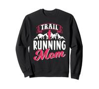 Maman De La Course De Trail Exécuter Coureur Running Sweatshirt