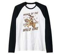 Maman de la Nature, Une Cowgirl Western drôle, Tigre, Maman, Vie Manche Raglan