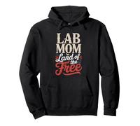 Maman De Lab Pays des Libres Quatre Juillet Labrador Sweat à Capuche