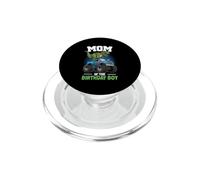 Maman de l'anniversaire garçon Dinosaure Monstre Camion PopSockets PopGrip pour MagSafe