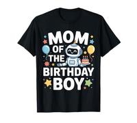 Maman de l'anniversaire garçon robotique Robot Party T-Shirt