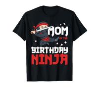Maman de l'anniversaire : Ninja Mommy Party, meilleure mère, garçon, maman T-Shirt