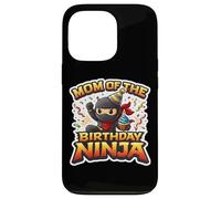 Maman de l'anniversaire Ninja Mother Son Party Mama Cool Parent Coque pour iPhone 13 Pro