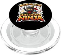 Maman de l'anniversaire Ninja Mother Son Party Mama Cool Parent PopSockets PopGrip pour MagSafe