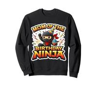 Maman de l'anniversaire Ninja Mother Son Party Mama Cool Parent Sweatshirt