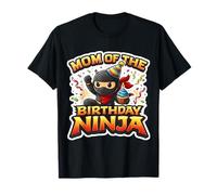 Maman de l'anniversaire Ninja Mother Son Party Mama Cool Parent T-Shirt