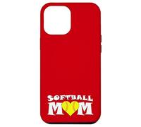 Maman de l'équipe de Softball Fastpitch, Jolie mère Sportive Coque pour iPhone 12 Pro Max