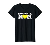 Maman de l'équipe de Softball Fastpitch, Jolie mère Sportive T-Shirt