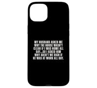 Maman de ménage Amusante Coque pour iPhone 15 Plus