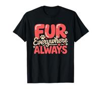 Maman De Poméranien des Poils Partout Petit Chaos Duveteux T-Shirt