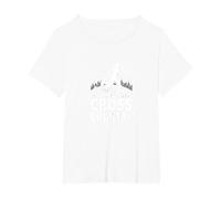 Maman de Ski de Fond : Je ne Peux Pas Que Mon Enfant fasse du Ski de Fond T-Shirt, Femme Grandes Tailles, Blanc, 3X