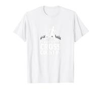 Maman de Ski de Fond : Je ne Peux Pas Que Mon Enfant fasse du Ski de Fond T-Shirt, Homme, Blanc, M