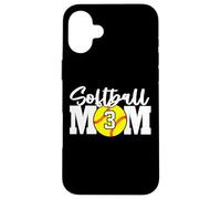Maman de Softball #3 Coque pour iPhone 16 Plus