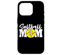 Maman de Softball #3 Coque pour iPhone 16 Pro