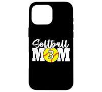 Maman de Softball #3 Coque pour iPhone 16 Pro Max