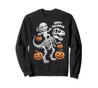 Maman d'halloween sur Un Squelette T-Rex Sweatshirt