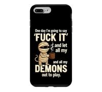 Maman drôle Disant démons Dehors Jouer Sarcastique Coque pour iPhone 7 Plus/8 Plus