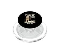 Maman drôle Disant démons Dehors Jouer Sarcastique PopSockets PopGrip pour MagSafe