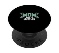 Maman drôle Faite de Muscles Qui Dit soulever des haltères PopSockets PopGrip Adhésif