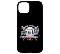 Maman du Baseball, si tu n'es Pas la première, tu ES la dernière Pink Hearts Coque pour iPhone 15 Plus