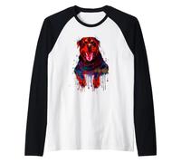 Maman d'un Chien Rottweiler Manche Raglan