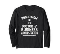 Maman d'un docteur en administration des affaires diplômé DBA Manche Longue