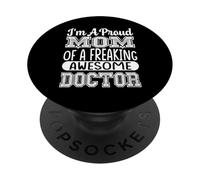 Maman d'un Docteur Vraiment génial Doctor Doctors Doctors Medical Prof PopSockets PopGrip Adhésif
