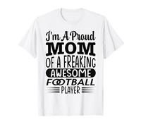Maman d'un Super Joueur de Football américain T-Shirt